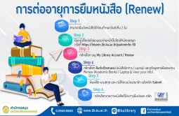 การต่ออายุการยืมหนังสือ